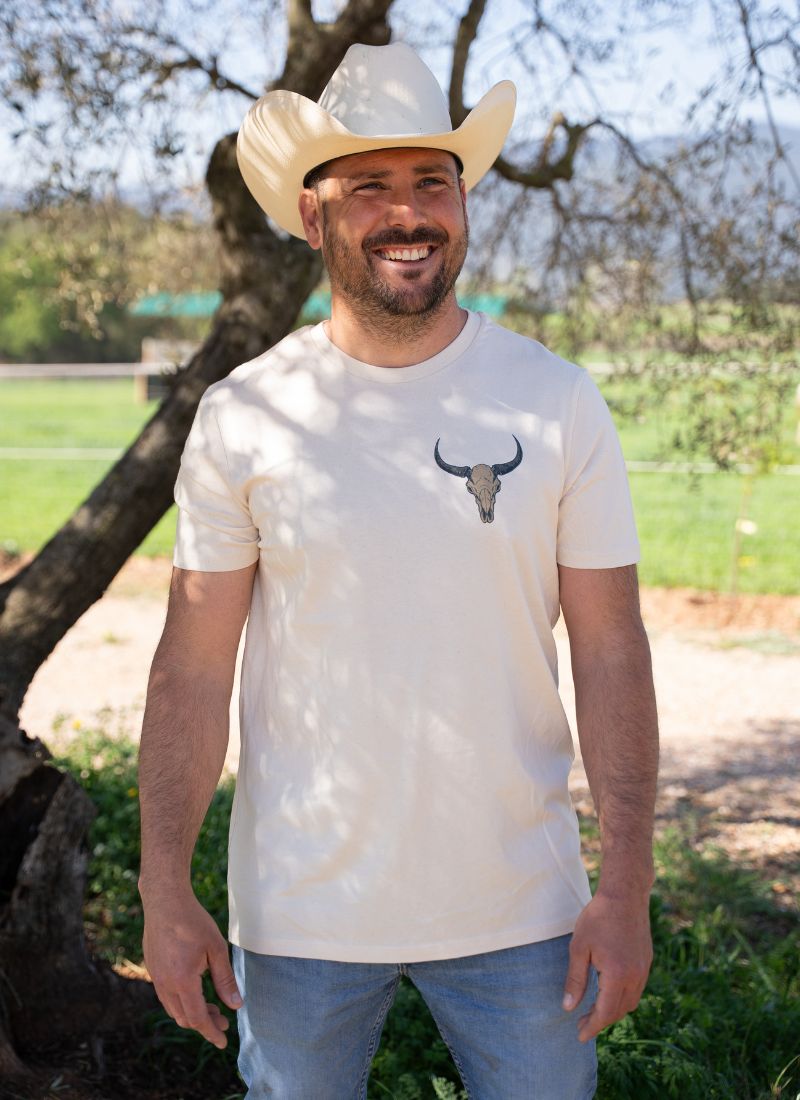 Camiseta Cowboy blanca TORO